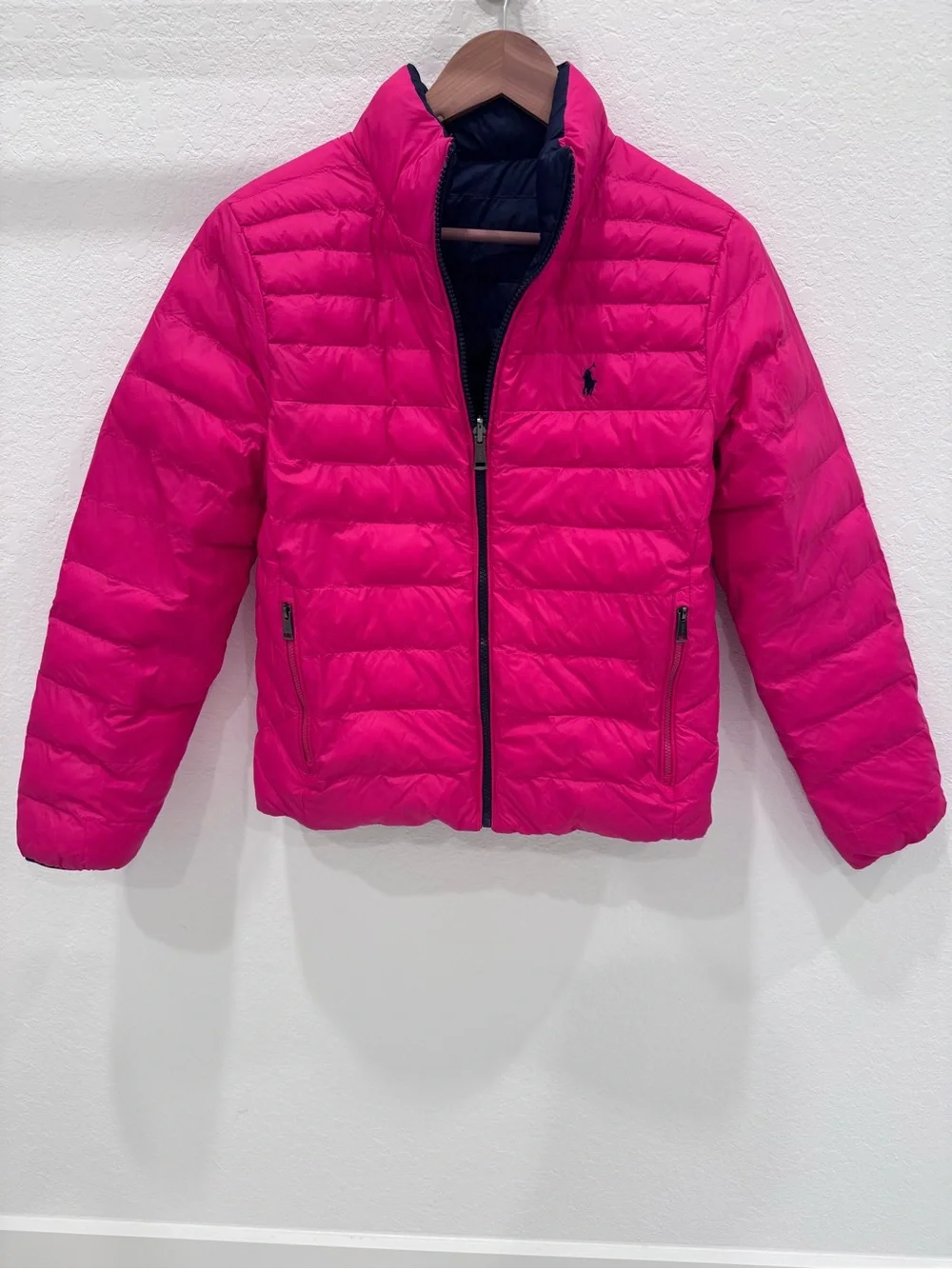 Ralph Lauren Girls' TERRA Jacket, Reversible, Large (14-16)